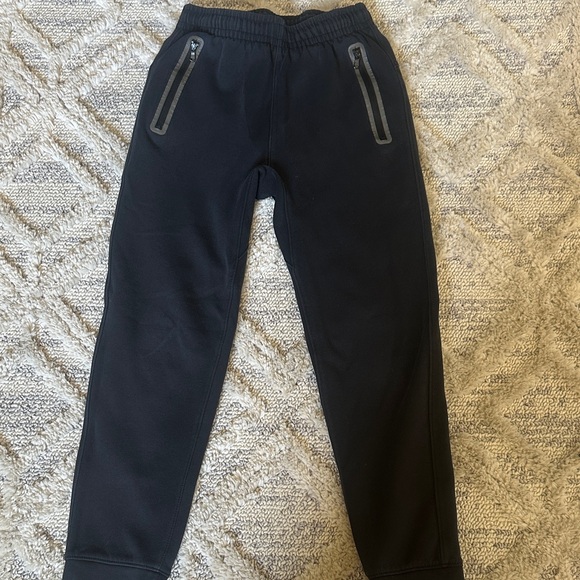 Old Navy Tech Kids Jogger Pants - Gray, Cream, and Black - Picture 7 of 12